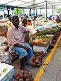 Local market in Maldives