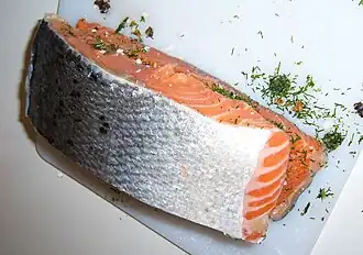 Place one piece on top of the other.