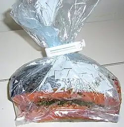Seal the salmon in a plastic bag and refrigerate.