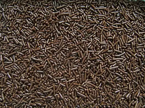 Chocolate sprinkles, also called jimmies (Eastern US) or hagelslag (Netherlands)