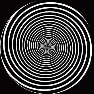 Hypnotic spiral for hypnotherapy. Easy instant induction technique.