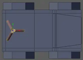 Putting in the tripod.