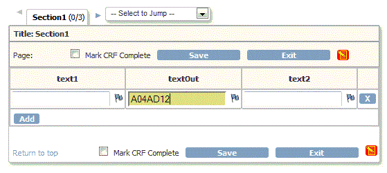 Method 2: CRF in OC after selecting option
