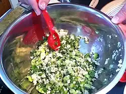 Step 1: Begin with your filling.