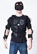 A NullSpace VR Mk 2 Haptic Suit in 2016.