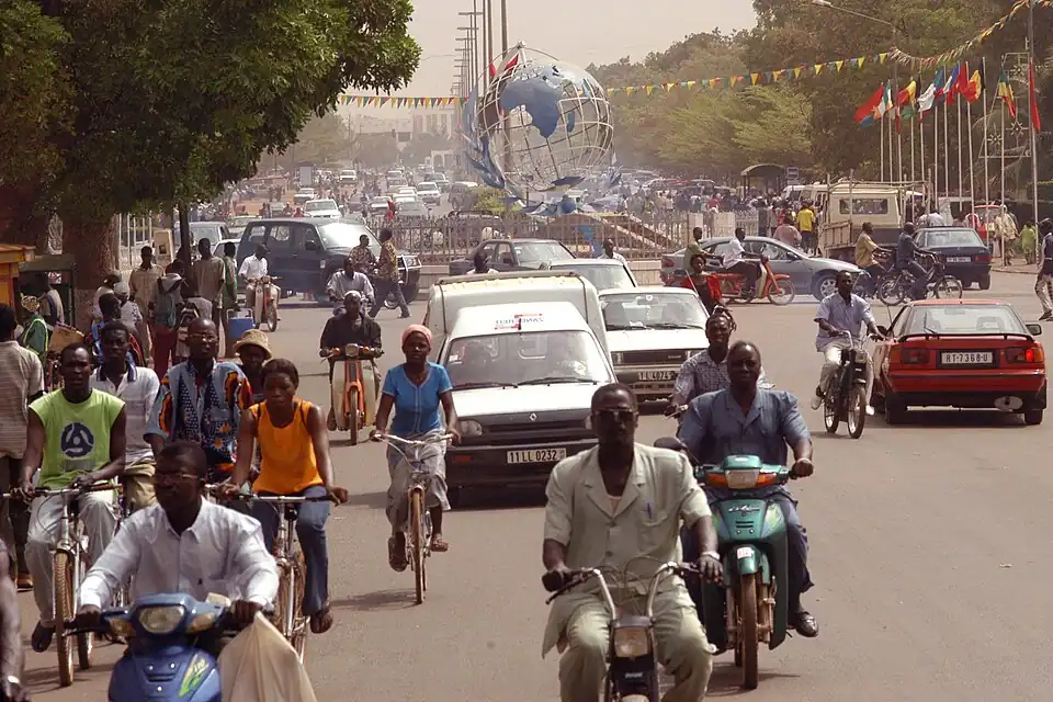 Photo of the Place des Nations Unies in Ouagadougou, the capital