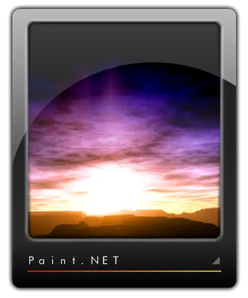 Winning entry for the "Unofficial Paint.NET Logo Contest" at the Paint.net forum
