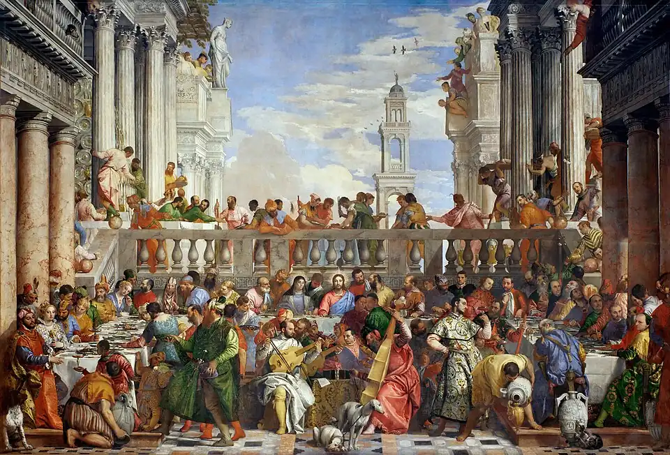 The Wedding Feast at Cana by Paolo Veronese - 1563