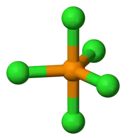 trigonal bipyramidal: PCl5