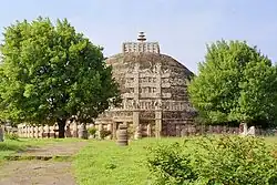 The Great Stupa at Sanchi.