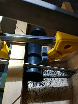 Ikea probably would dis­courage that, but for a couple of our cabinets…