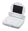 PSone with an LCD. This was not a handheld solution, but did allow for easy transport for use anywhere with a power outlet.