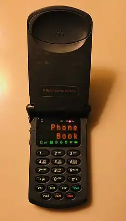 1996 StarTAC, an early flip phone.