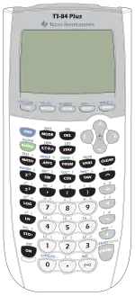Illustration of a TI-84 Plus