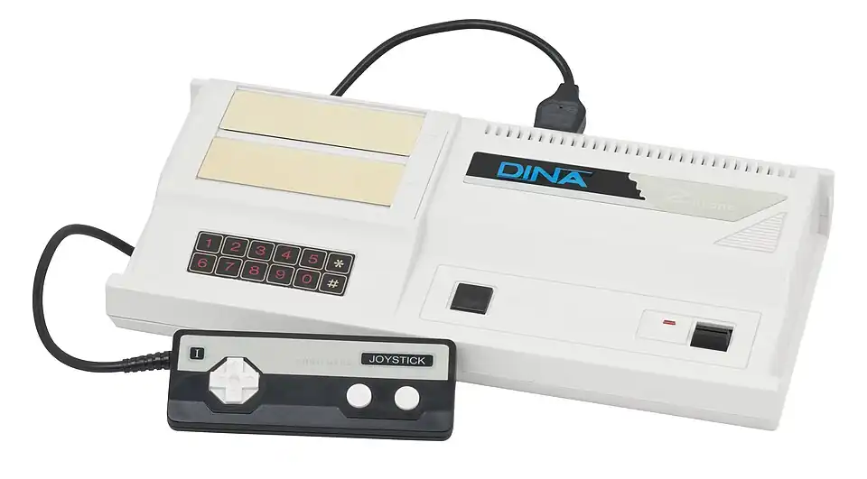 The Telegames Personal Arcade, a ColecoVision and Sega SG-1000 compatible console.