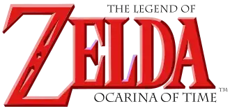 Logotype for "The Legend of Zelda: Ocarina of Time".
