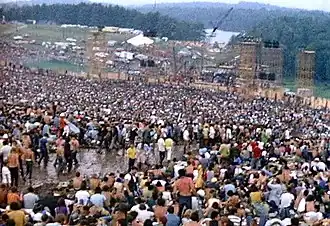 Woodstock was a major music festival held in 1969, and became an icon of the counterculture movement.
