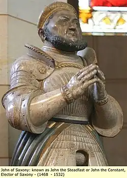 "John the Steadfast" inside the Schlosskirche, castle church