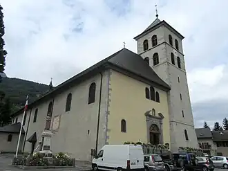 The church in Sallanches