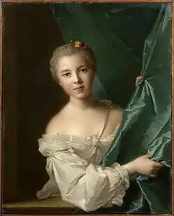 Éléonore Louise Le Gendre de Berville (1740-1761) Marquise du Hallay-Coëtquen (1751) Private collection, Paris