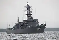 JS Ōyodo on 28 September 2012.