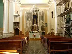 The interior during reconstruction, 2010