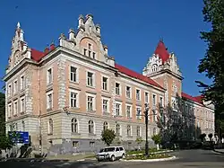 Former Treasury building in Sambir