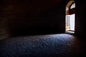 Interior of Gonbad-e Qabus.