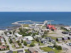 Skyline of ⁨Ste-Anne-des-Monts⁩, ⁨Quebec⁩