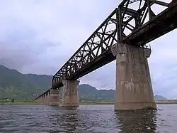 The bridge on Yalu from Ji'an to Manpo
