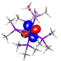 Fenske-Hall HOMO of [W(PMe3)4(η2-CHPMe2)H]+