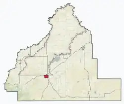 Location in Cardston County