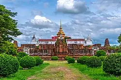 Prasat Nakhon Luang, a local ancient building and origin name of the district