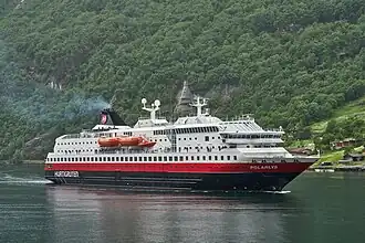 MS Polarlys in Geiranger.