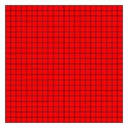 Square tiling