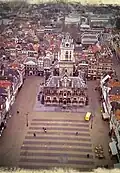 City hall seen from the tower in the Nieuwe Kerk opposite