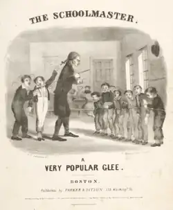 Sheet music, published by Parker & Ditson, 1839 (illus. by David Claypoole Johnston)