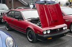 A Callaway Twin Turbo GTV&nbsp;6, showing the prominent hood scoop