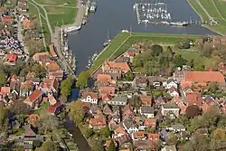 Aerial view of the historical center