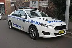 New South Wales Police Force Ford Falcon General Duties Car