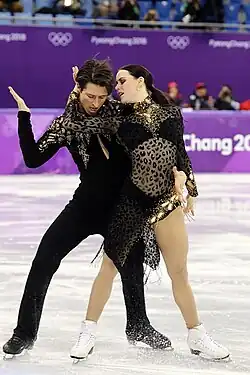 Tessa Virtue and Scott Moir at the 2018 Winter Olympics