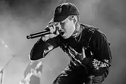 Mulherin performing in 2023