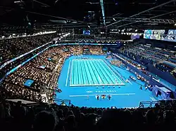 Paris La Défense Arena during the 2024 Summer Olympics