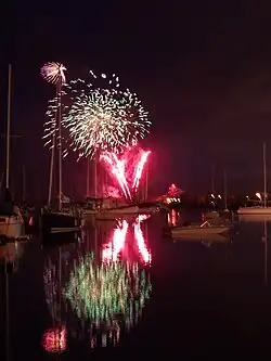Image 9A Victoria Day fireworks display from Ontario Place (from Canadian royal symbols)