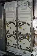 NASA Image: JSC2008e157029 - Minus Eighty Degree Laboratory Freezer for ISS (MELFI) before launch to ISS.