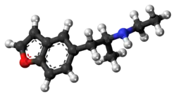 Ball-and-stick model of 5-EAPB molecule
