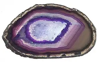 Dyed Brazilian agate
