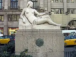 A Francesc Soler i Rovirosa (1930), by Frederic Marès, Gran Via de les Corts Catalanes.