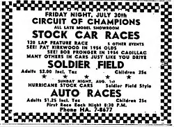 Advertisement for a race
