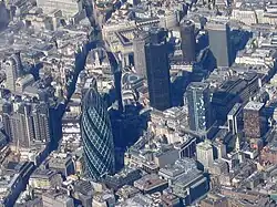 Cornhill from the air